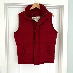 Abercrombie & Fitch Summit Rock Down Puffer Vest Size S